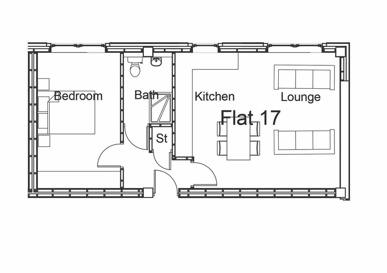 1 bedroom flat To Let in Earby - flat 17.jpg